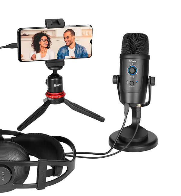BOYA USB Condenser Microphone USB Studio Microphone BOYA USB Condenser Microphone USB Studio Microphone