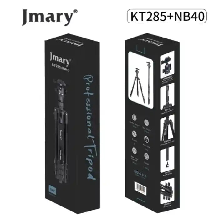 Jmray 1.77M 2 in 1 Tripod with hydraulic head - Black