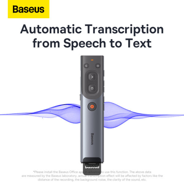 Baseus Orange Dot AI Wireless Presenter Red Laser Charging