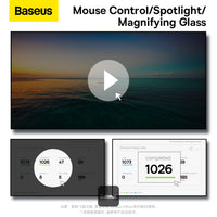 Baseus Orange Dot AI Wireless Presenter Red Laser Charging