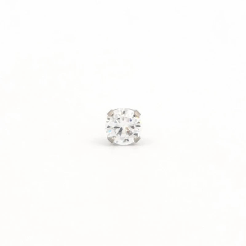 Studex Stainless Steel 6MM CZ Earrings – Safe & Elegant