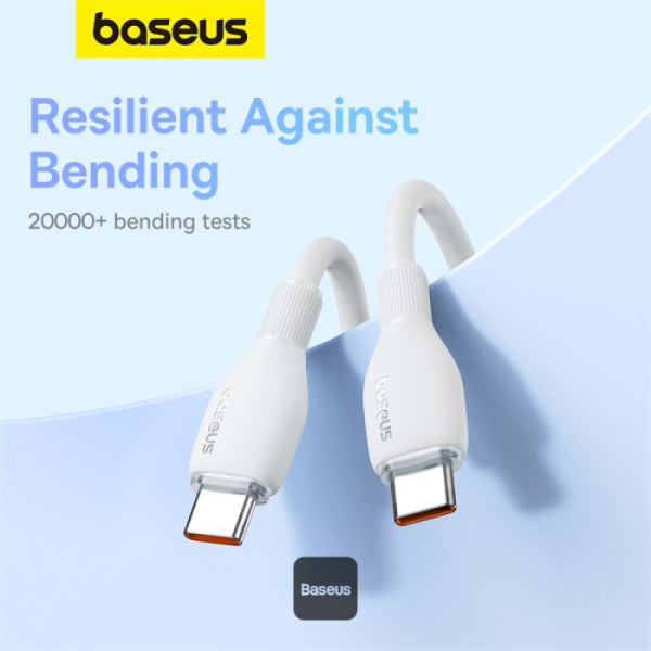 Baseus Pudding Series Fast Charging Cable Type-C to Type-C 100W 5A 1.2m Baseus Pudding Series Fast Charging Cable Type-C to Type-C 100W 5A 1.2m
