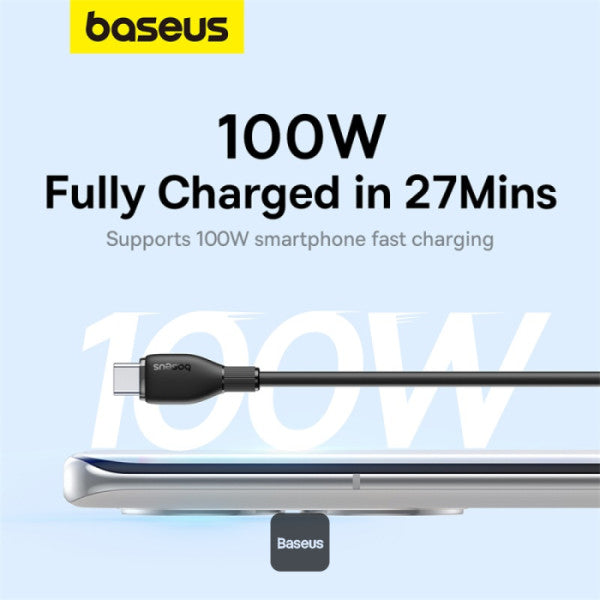 Baseus Pudding Series Fast Charging Cable USB-A to Type-C 100W 6A 1.2m Baseus Pudding Series Fast Charging Cable USB-A to Type-C 100W 6A 1.2m