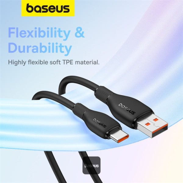 Baseus Pudding Series Fast Charging Cable USB-A to Type-C 100W 6A 1.2m Baseus Pudding Series Fast Charging Cable USB-A to Type-C 100W 6A 1.2m
