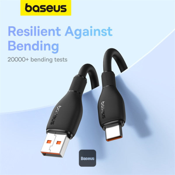 Baseus Pudding Series Fast Charging Cable USB-A to Type-C 100W 6A 1.2m Baseus Pudding Series Fast Charging Cable USB-A to Type-C 100W 6A 1.2m