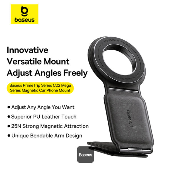 Baseus C02 Prime Trip Series Magnetic Car Phone Holder 360° Rotatable Baseus C02 Prime Trip Series Magnetic Car Phone Holder 360° Rotatable