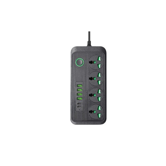 QVQ Power Socket 4 Outlets, 4 USB, and 2 Type-C Ports