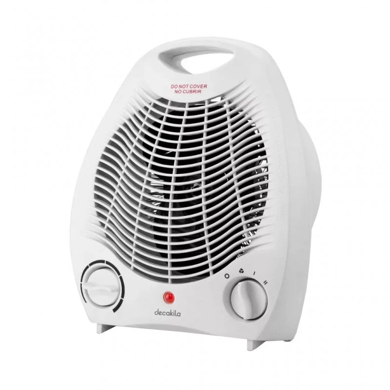 Decakila Compact 2000W Fan Heater with Adjustable Thermostat - KEFH002W