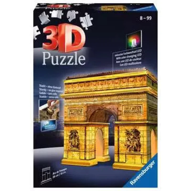 بازل قوس النصر ثلاثي الأبعاد ليلي Ravensburger