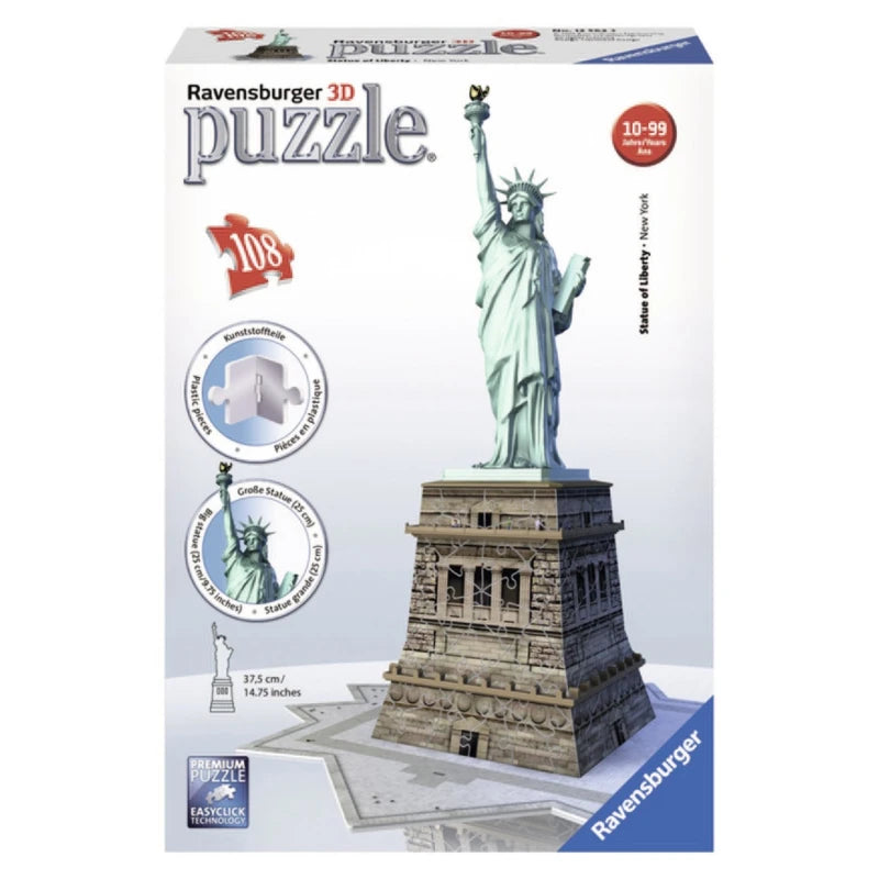 Ravensburger | 3D Puzzle - New York Statue of Freedom 108 pieces