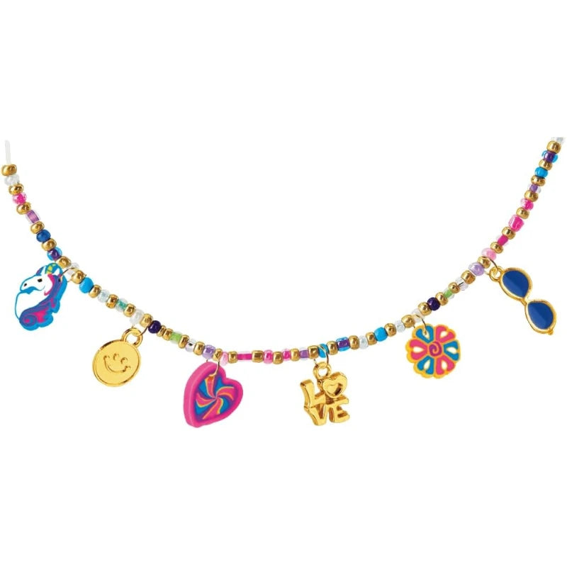 CRA-Z-ART Shimmer 'N Sparkle Bead Mania Friendship Studio – DIY Bracelet Making Kit