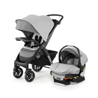 Chicco Bravo LE Trio Travel System Driftwood with KeyFit 30 Zip