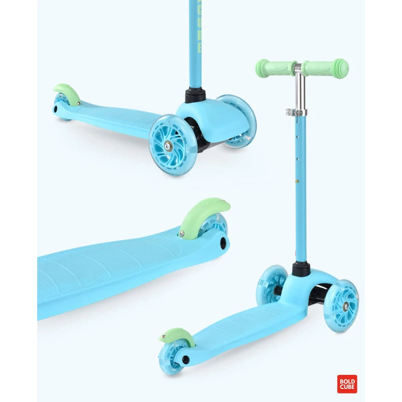 Boldcube Teeny Blue Three-Wheel Scooter | Ages 3-6 Boldcube Teeny Blue Three-Wheel Scooter | Ages 3-6