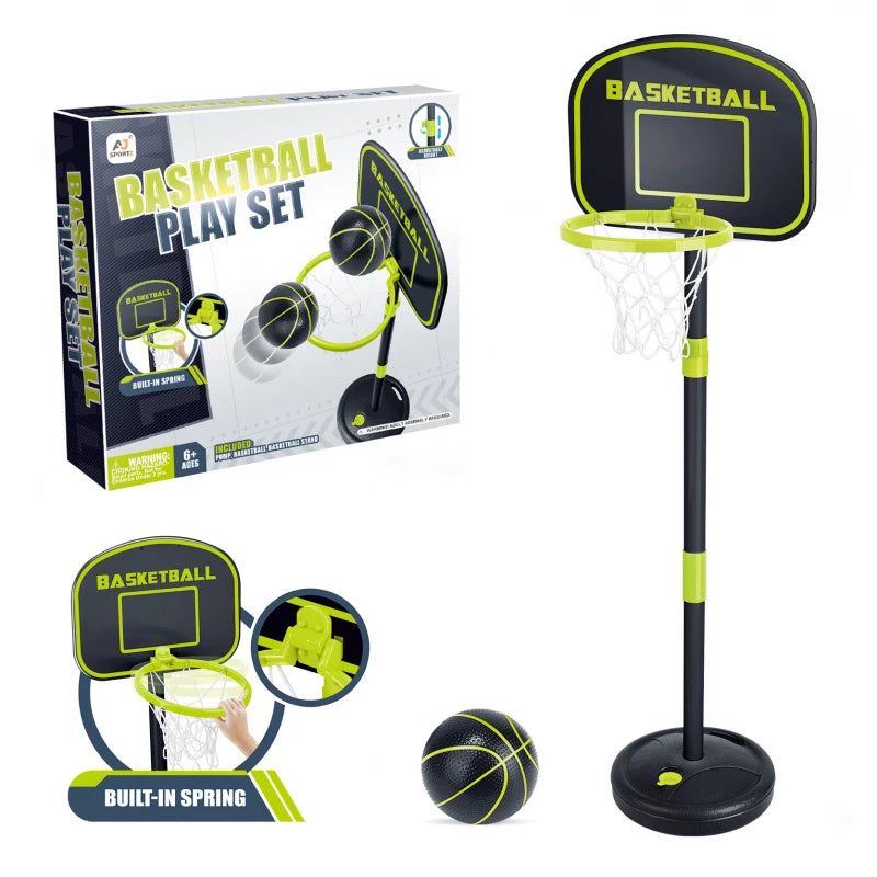 Aojie Sport Basketball Set for Kids – Adjustable Height