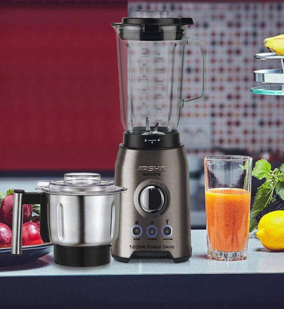 Arshia Blender With Stainless Steel Grinder