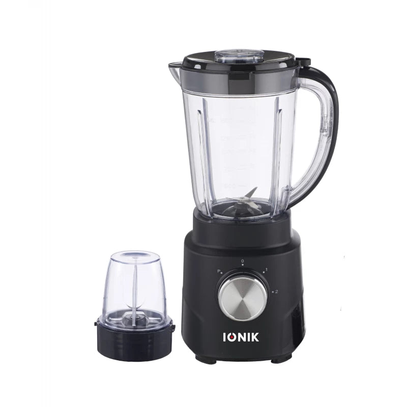 IONIK Stand Blender & Grinder – 600W, 1.5L, 2 Speeds + Pulse