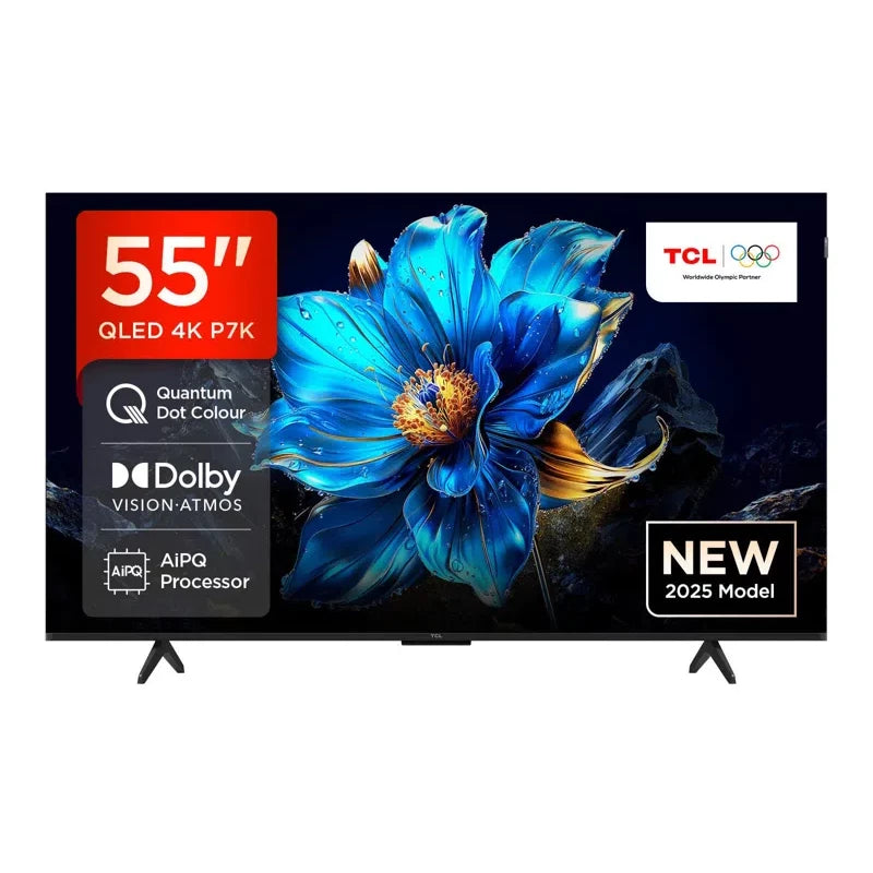 TCL P7K 55″ QLED 4K HDR Smart TV – Google TV & Dolby Atmos