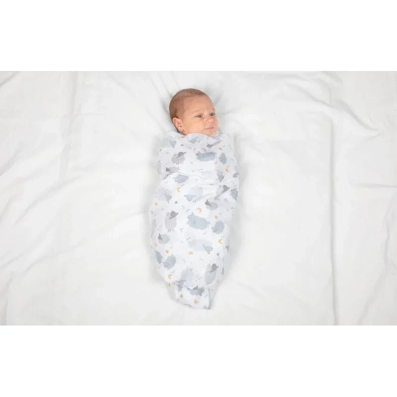 Chicco Baby Swaddles 2-Pack – Muslin Cotton Bear & Grey Sheep Chicco Baby Swaddles 2-Pack – Muslin Cotton Bear & Grey Sheep
