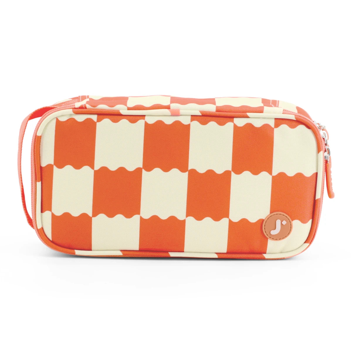J World Doodle Pencil Case Wiggle Coral