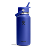 Hydro Flask 32 oz Wide Mouth Water Bottle – Flex Straw Cap (946 ml)
