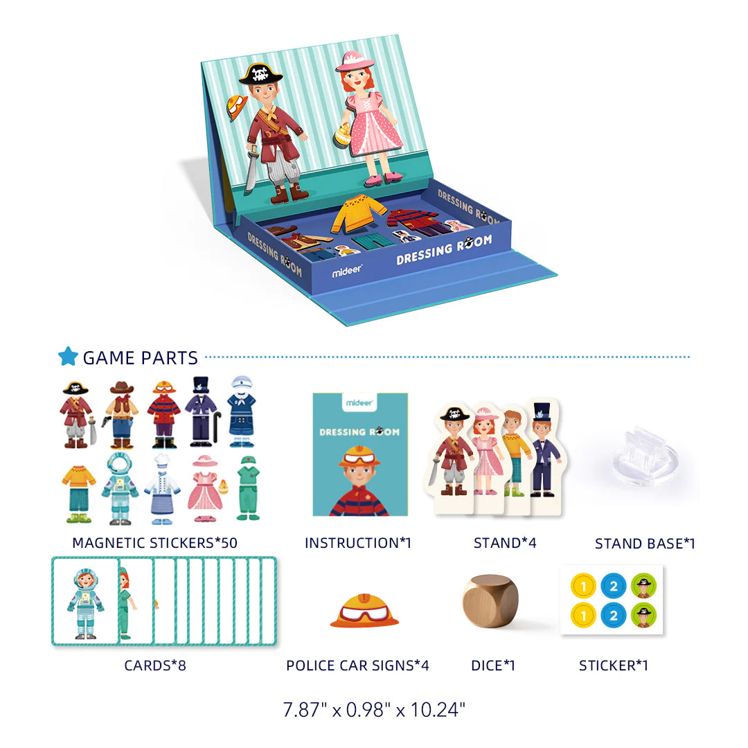 Mideer Magnetic Boy & Girl Dress Up Game Mideer Magnetic Boy & Girl Dress Up Game