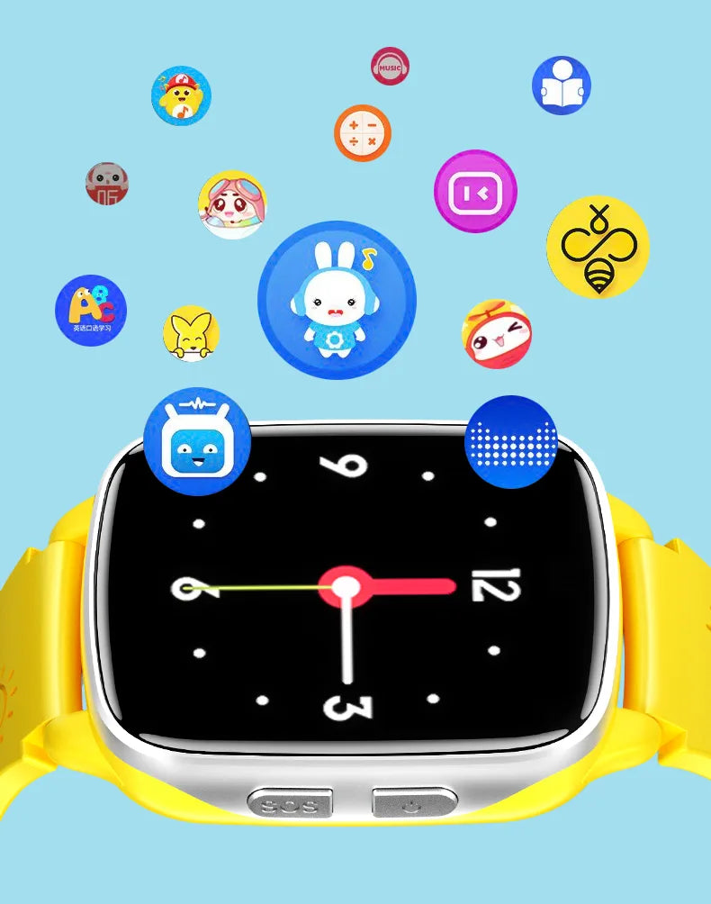 VIKUSHA VB1 4G GPS Kids Smart Watch – SOS, Heart Rate, IP67 Waterproof