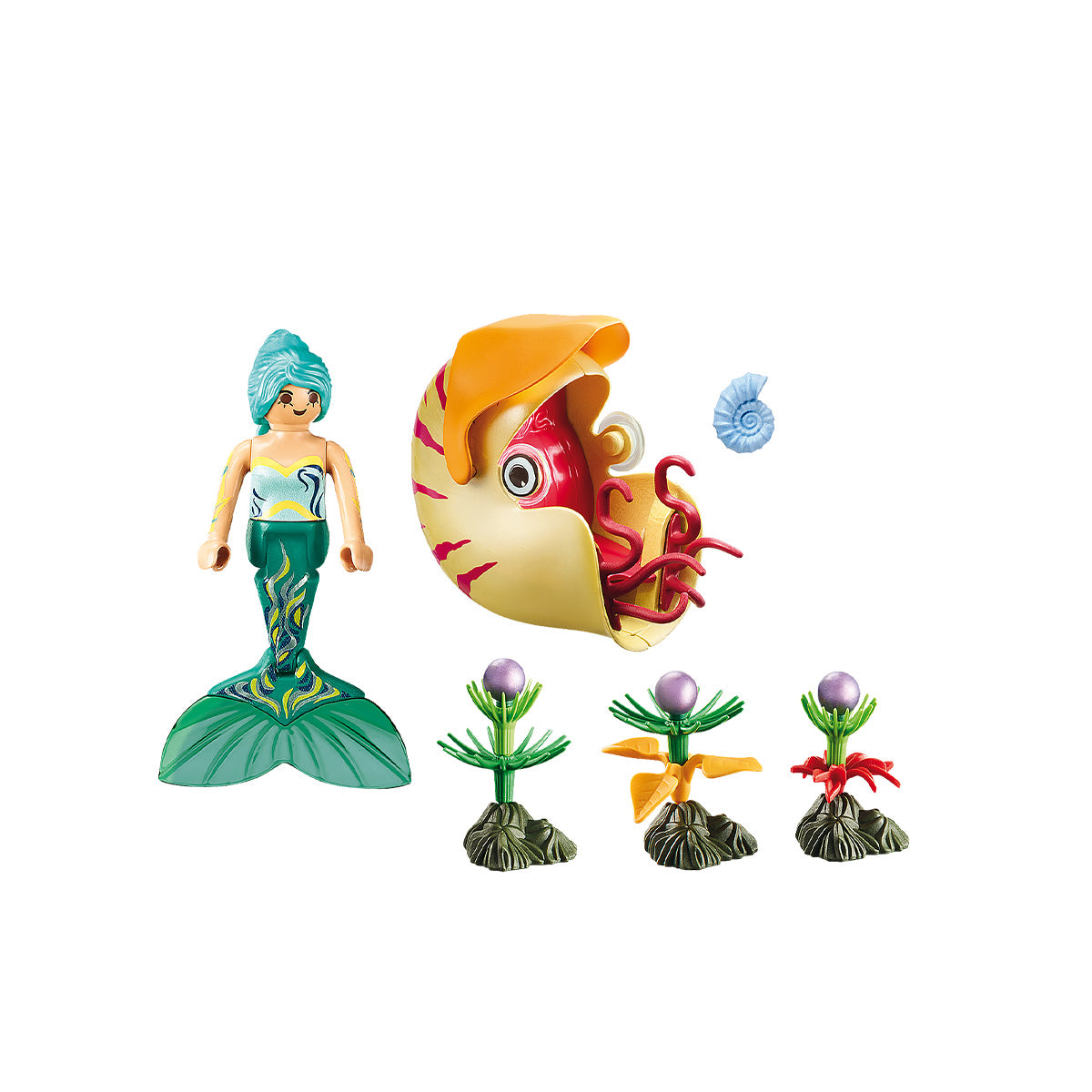 Playmobil Mermaid with Snail Gondola - Magical Playtime