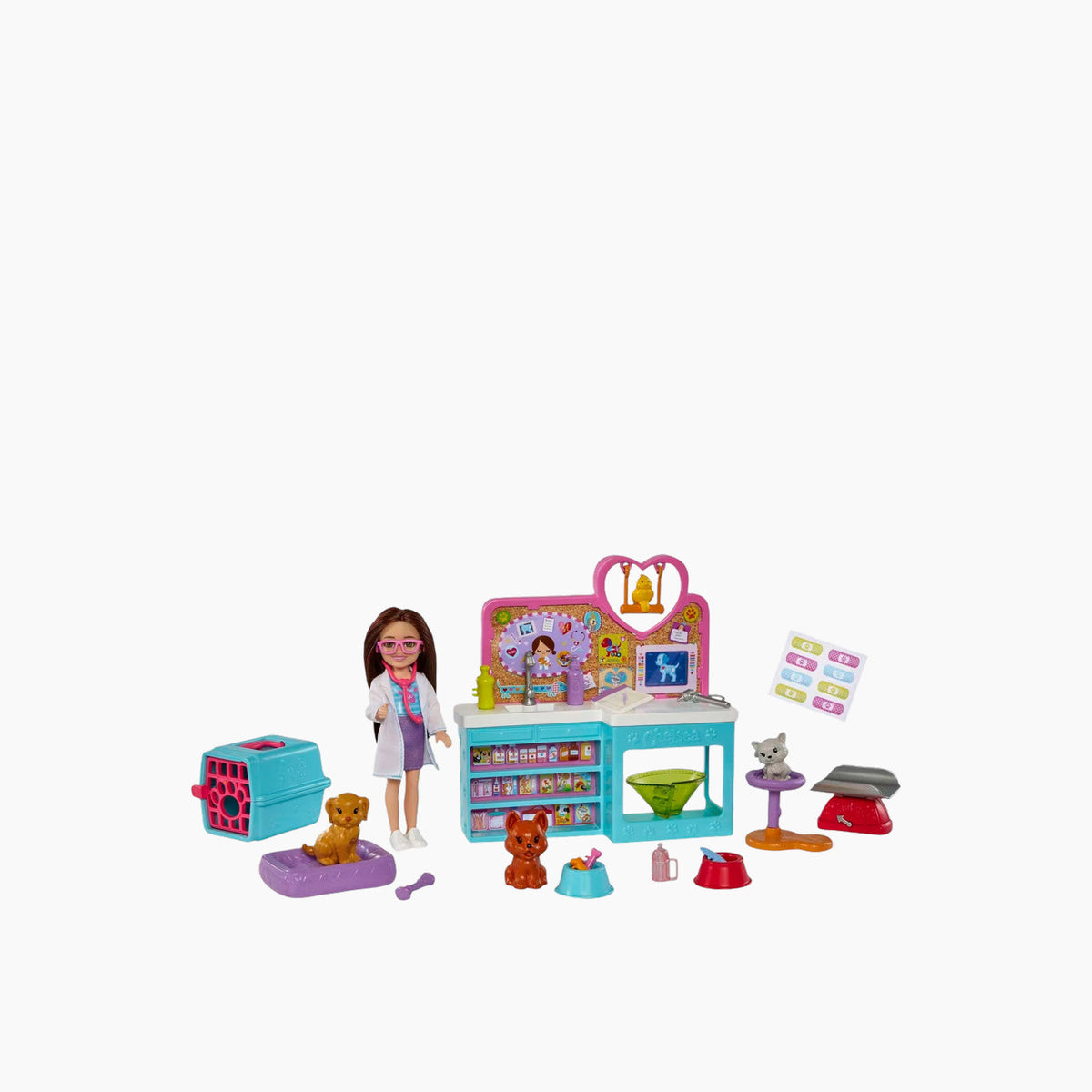Barbie Club Chelsea Can Be Pet Vet Playset