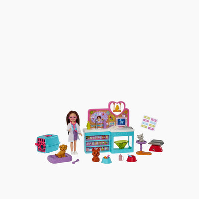 Barbie Club Chelsea Can Be Pet Vet Playset
