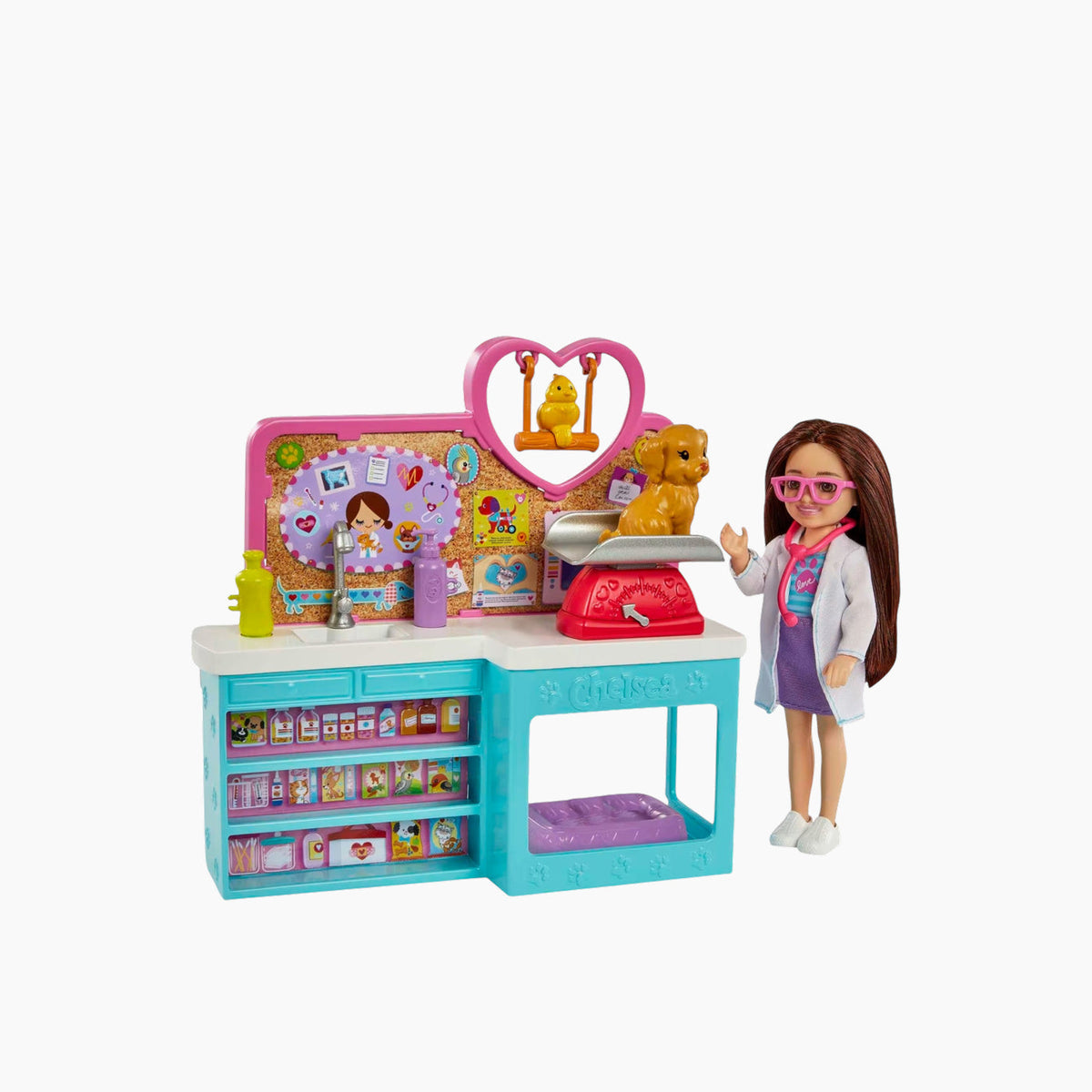 Barbie Club Chelsea Can Be Pet Vet Playset