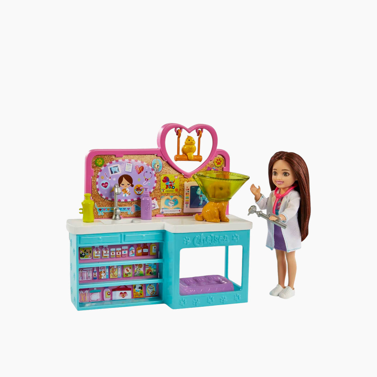 Barbie Club Chelsea Can Be Pet Vet Playset