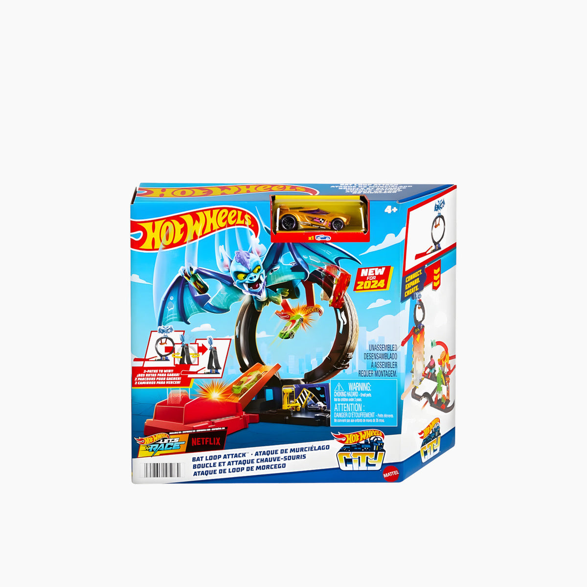 Hot Wheels City Bat vs Tire Shop – Assorted