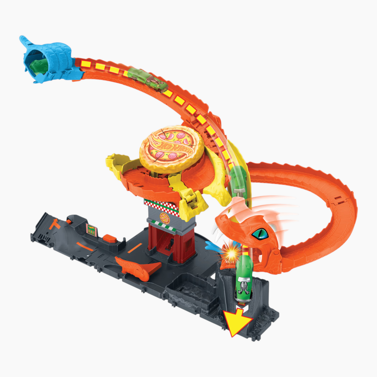 Hot Wheels City Snake & Pizza Shop