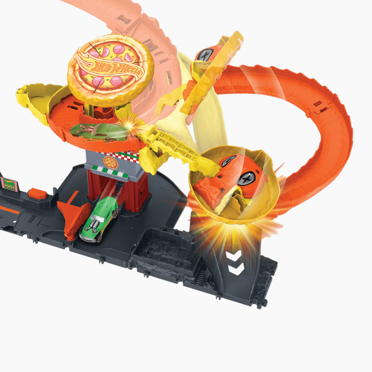 Hot Wheels City Snake & Pizza Shop