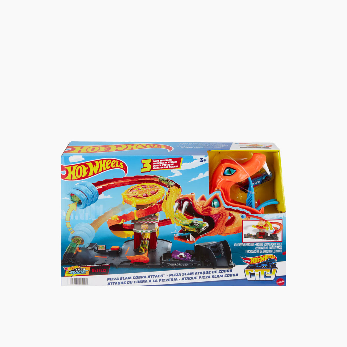 Hot Wheels City Snake & Pizza Shop