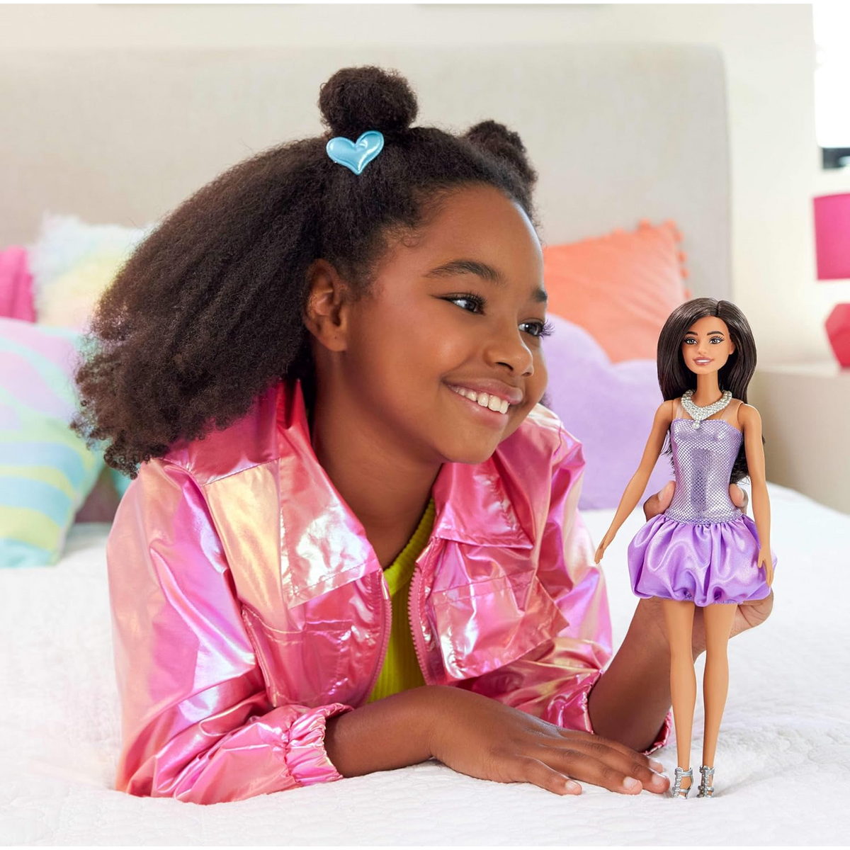 Barbie Fashionistas – Purple Bubble Hem