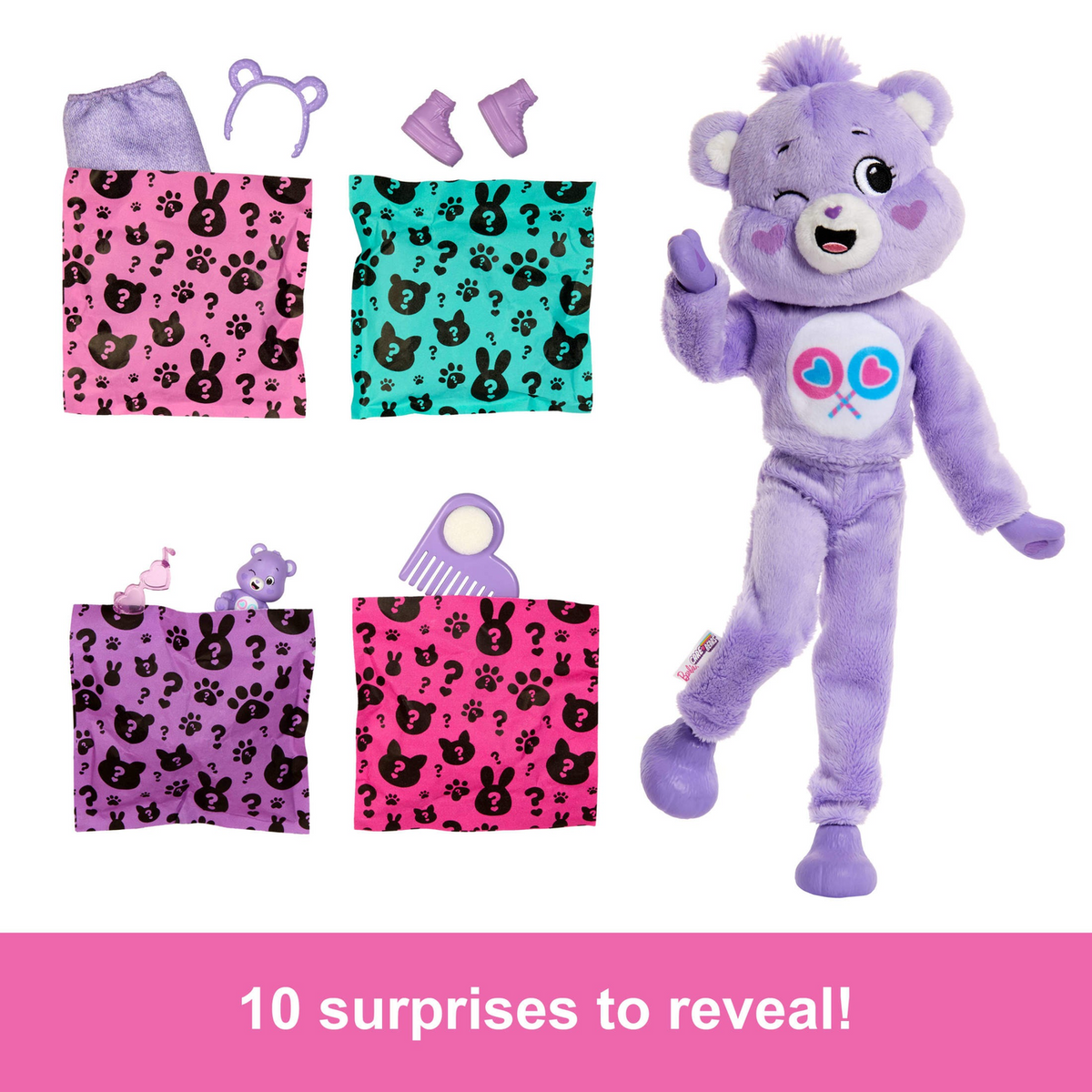 Barbie Cutie Reveal Care Bears Share Bear Blonde
