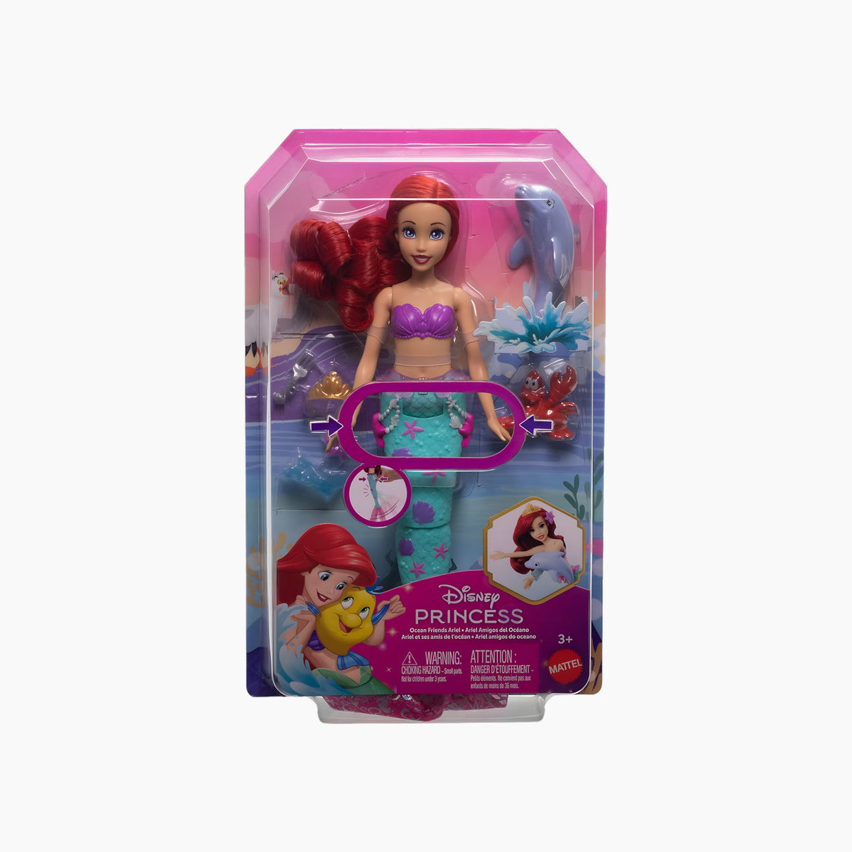 Disney Princess Ariel with Ocean Animal