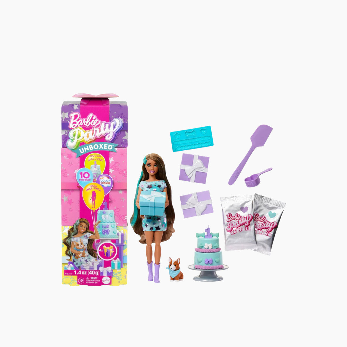 Barbie Party Unboxed Reveal – Brunette