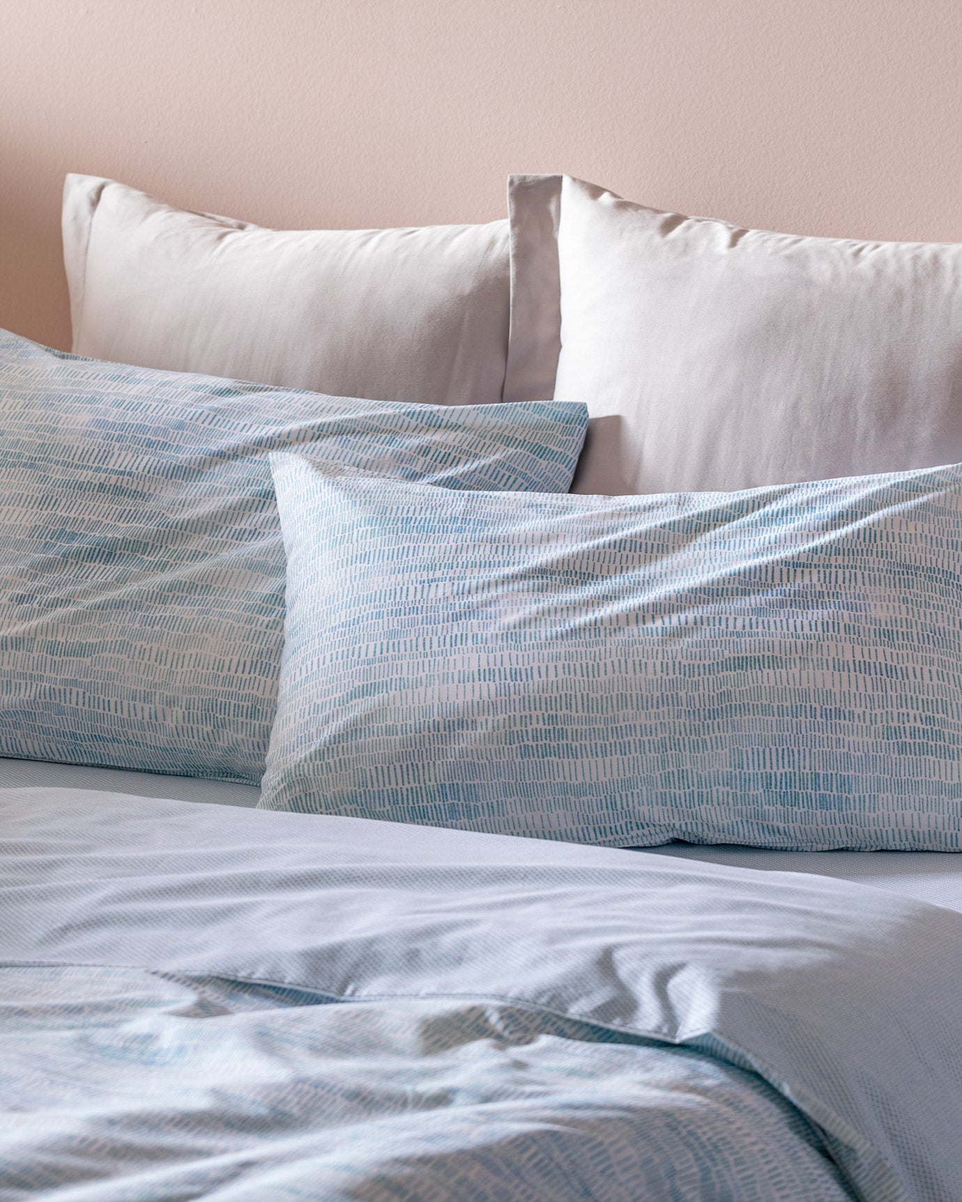 Pinot King Size Fitted  Duvet Cover Set - Ranforce Patterned - Madame Coco JO