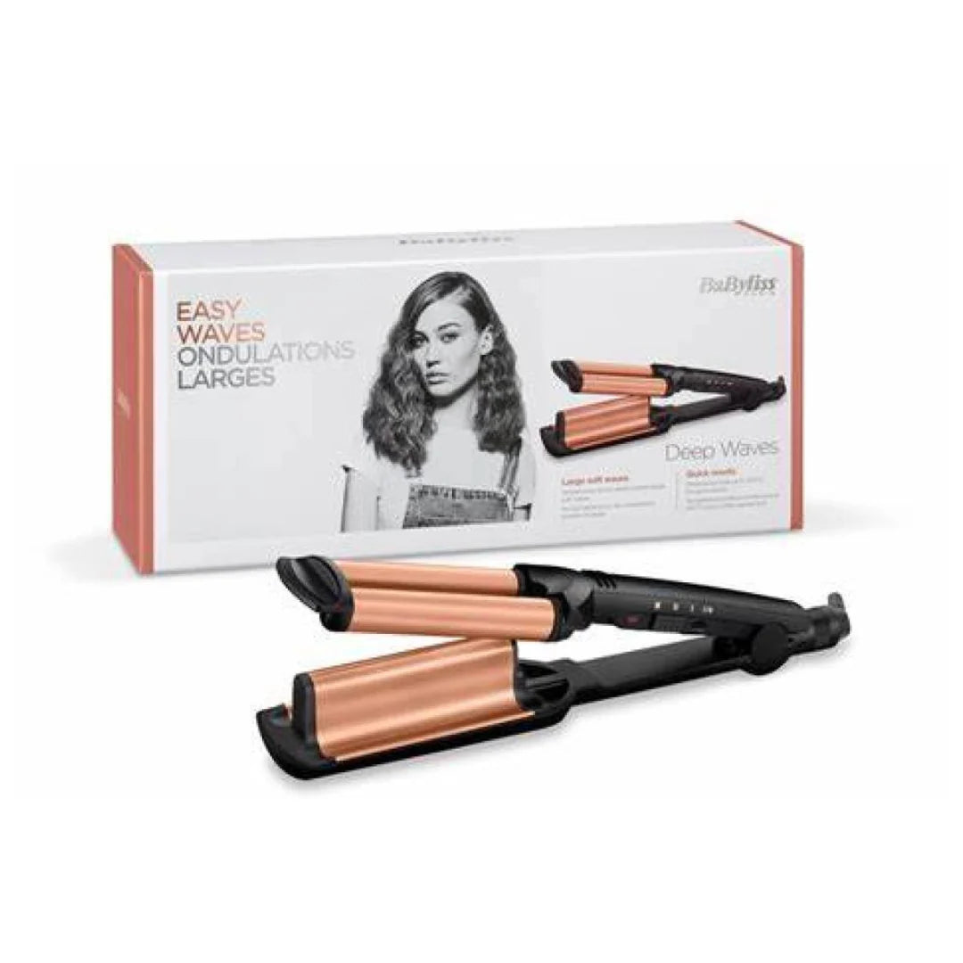 BaByliss Styler Deep Waves Ceramic Curling Iron W2447E - Triple Tourmaline BaByliss Styler Deep Waves Ceramic Curling Iron W2447E - Triple Tourmaline