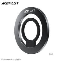 حامل حلقة مغناطيسي ACEFAST E35 لهاتف – لون أسود
