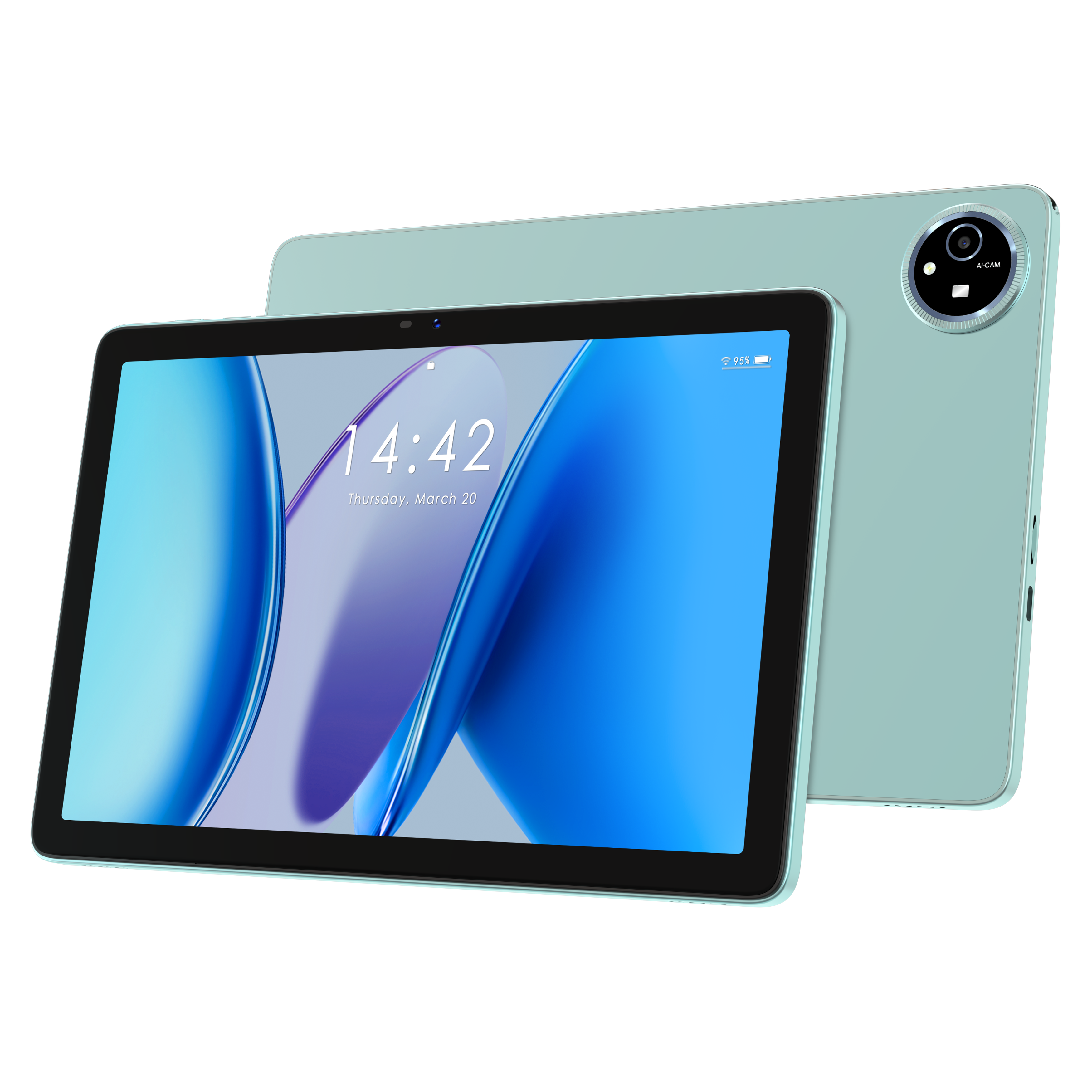 VIKUSHA V-M1 Tablet Bundle: Holster Keyboard & Cover, Al Maher Educational Card, 3-Month IPTV Subscription & 10 JD Lens Center Voucher