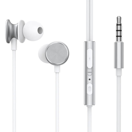 Joyroom Wired Series In-Ear Metal Wired Earbuds - White
