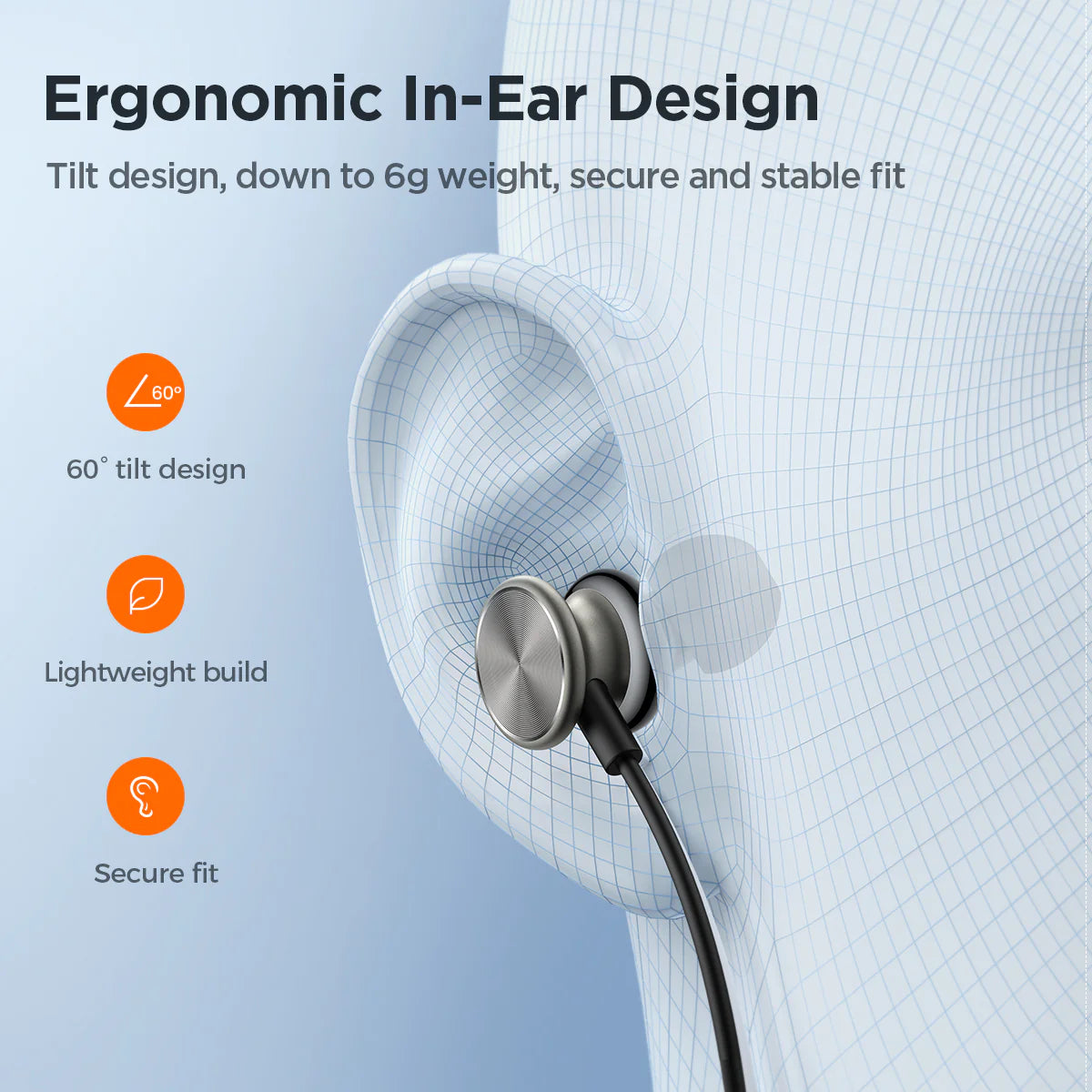 Joyroom Wired Series In-Ear Metal Wired Earbuds