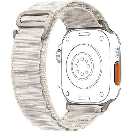 سوار ساعة BT05A Alpine Woven Nylon Watch Band مقاس 38/40/41 مم عالمي