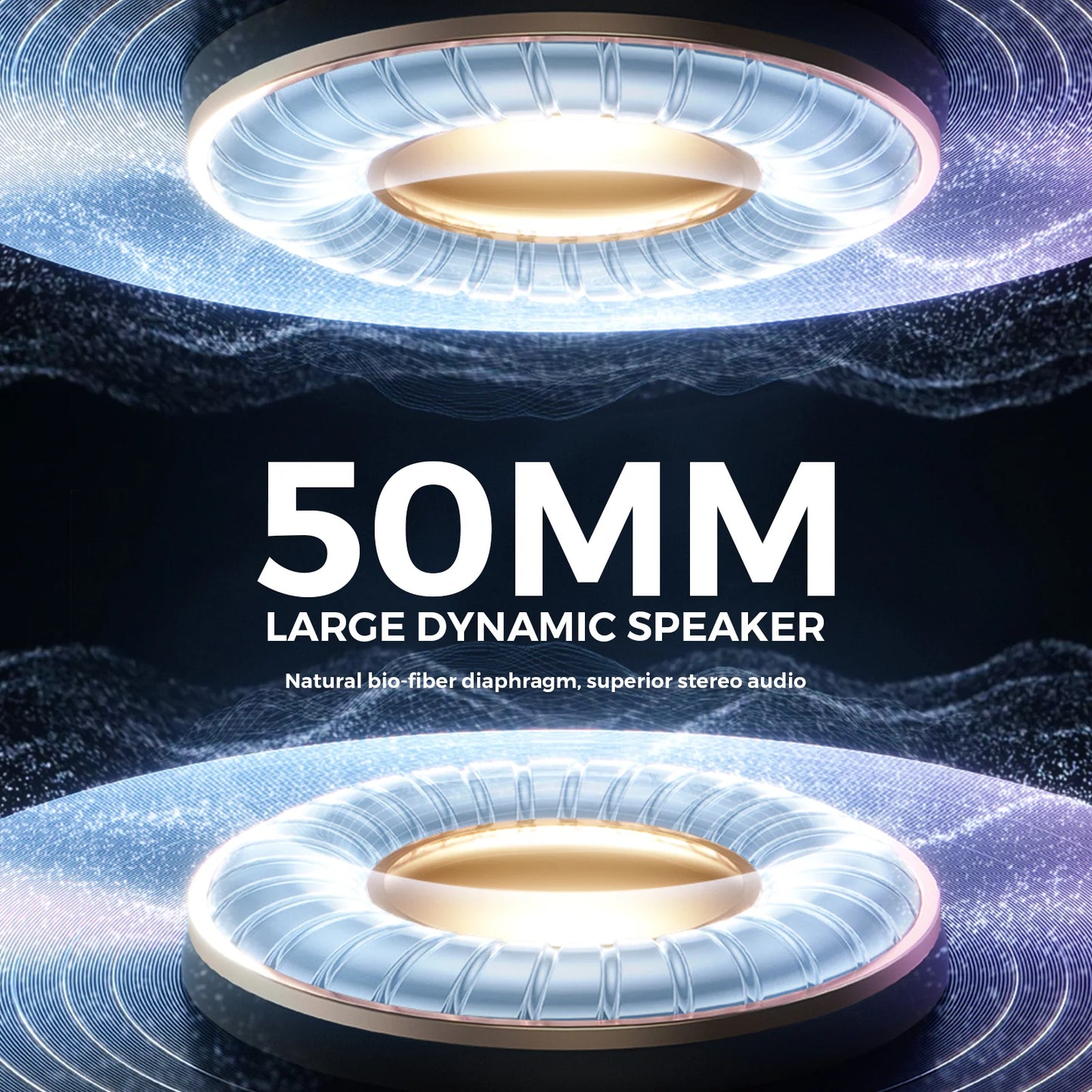 سماعة الألعاب Joyroom JR-HG2 - صوت 50 مم وإضاءة زرقاء ثلجية