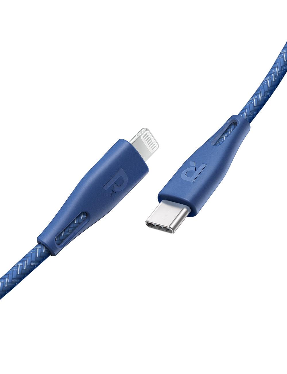 RAVPower Type-C to Lightning Cable 1.2m Nylon Color Braid Cable