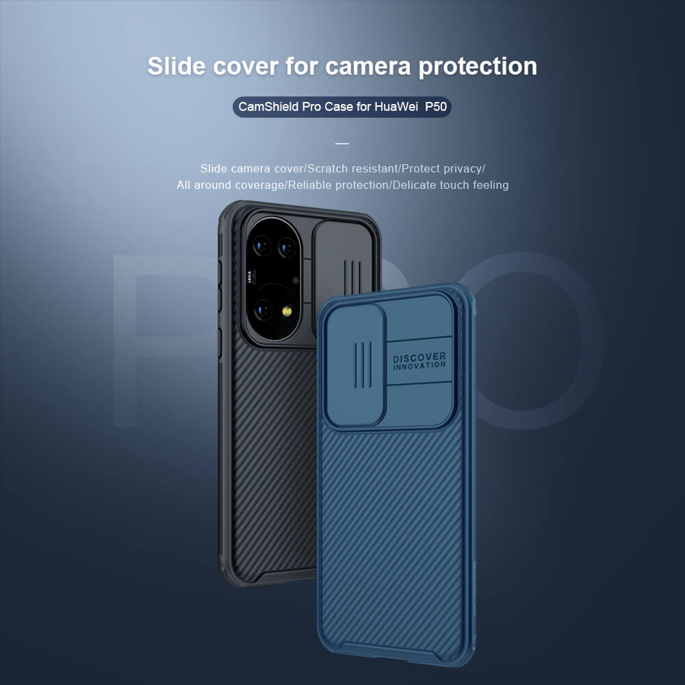 Nillkin CamShield Pro cover case for Huawei P50, P50E Nillkin CamShield Pro cover case for Huawei P50, P50E