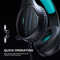 Joyroom JR-HG2 Gaming Headset – 50mm Sound & Ice Blue Light